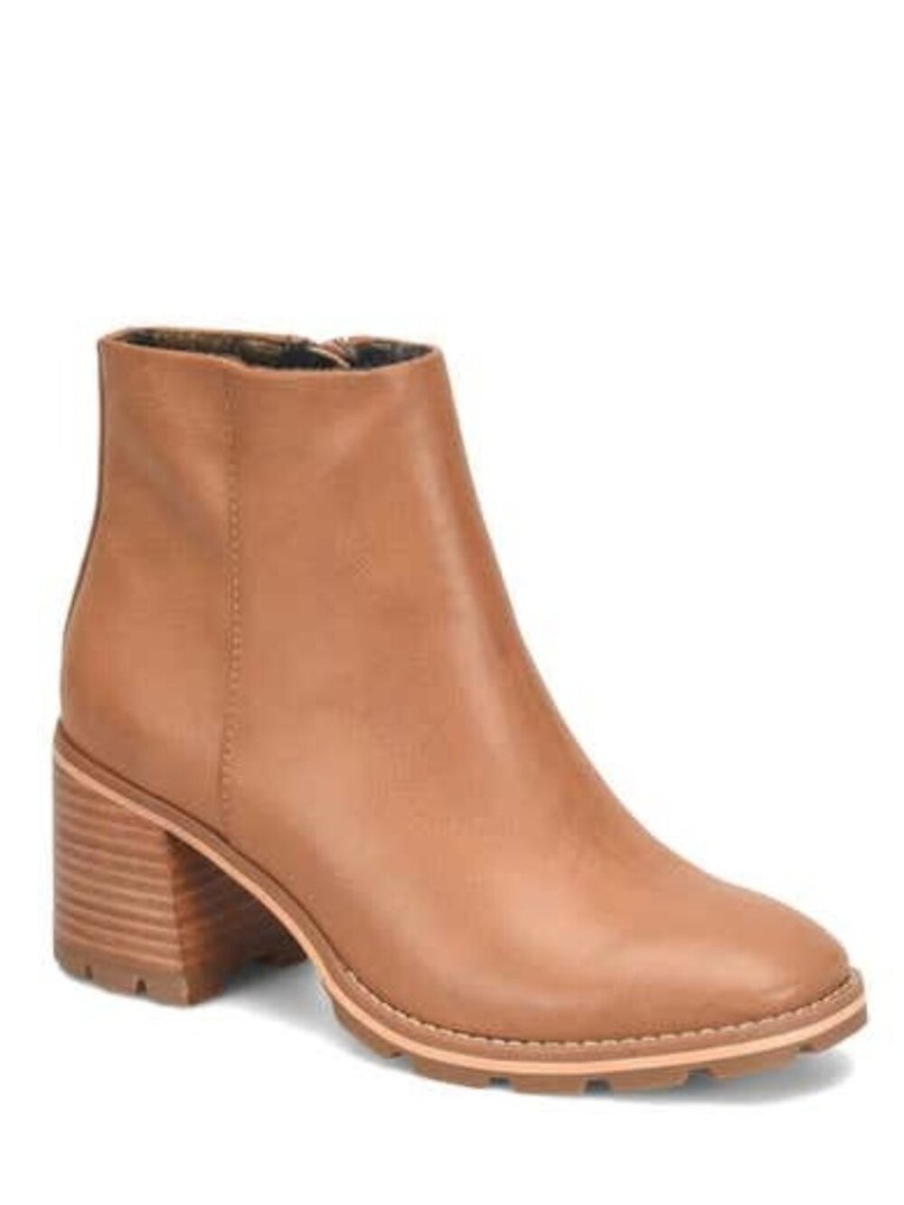 Korks by Kork-Ease Chandler Boots Ankle Heel Booties Tan Brown Size 9 NEW